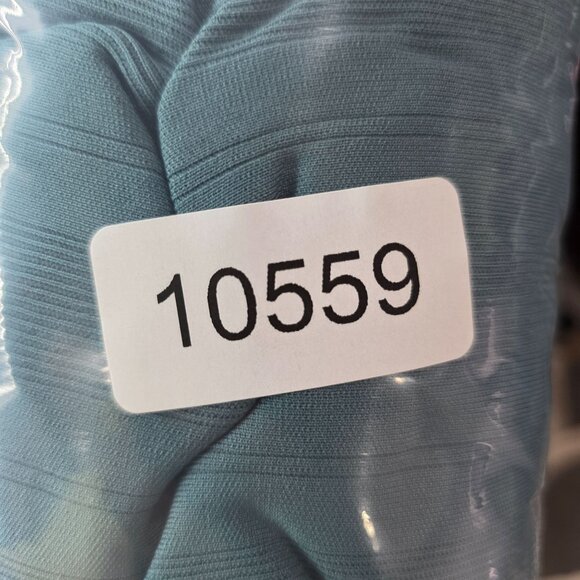 Mens Arrow Performance Teal Striped Polo Shirt Short Sleeve 100% Polyester XL - Picture 7 of 7